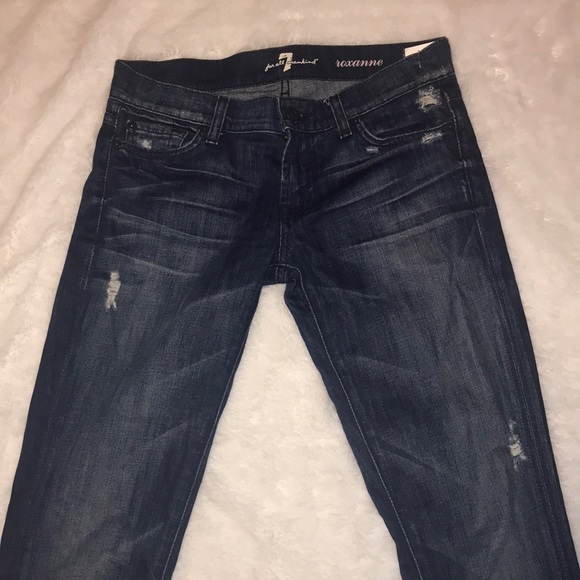 7 For All Mankind Denim - 7 for all mankind Roxanne skinny jeans size 26